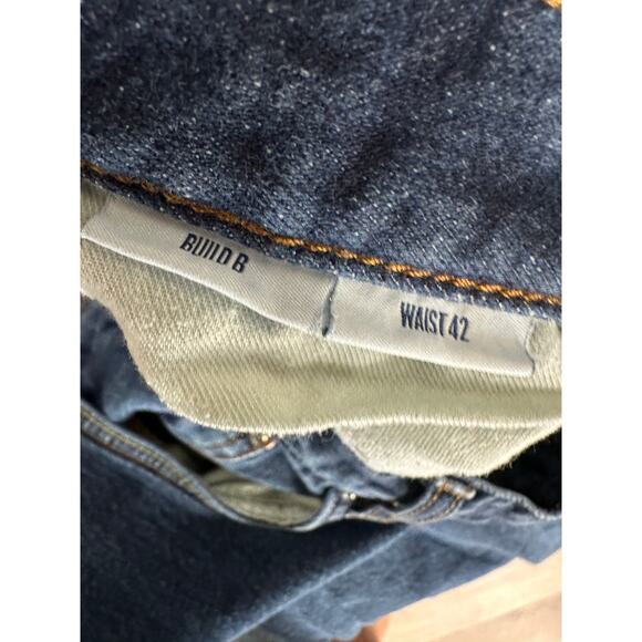 SPOKE Build B Medium Wash Straight Leg Jeans Mens Size 42x30 - Picture 6 of 8